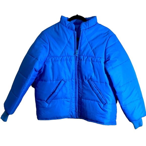 Vintage Jackets & Blazers - Vintage Cropped Puffer with Hood